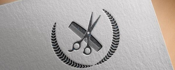 عکس وکتور لوگوی آرایشگاه مردانه