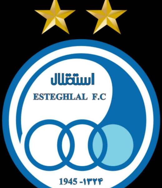 عکس نقاشی لوگوی استقلال و پرسپولیس