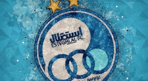 عکس نقاشی لوگوی استقلال و پرسپولیس