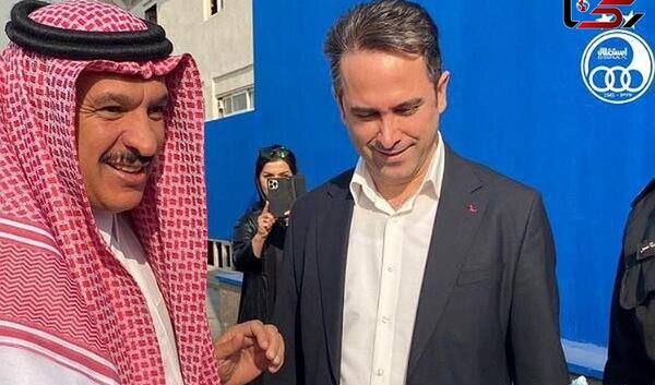 عکس علی خطیر مدیرعامل باشگاه استقلال