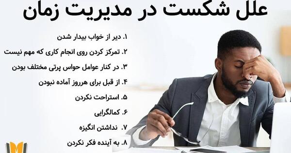 عکس نوشته مدیریت زمان