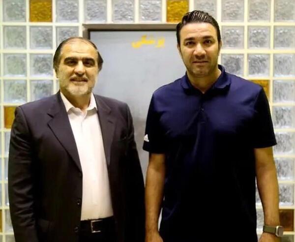 عکس شهریاری مدیر استقلال
