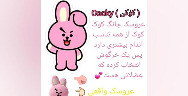 عکس عروسک بی تی اس جونگ کوک