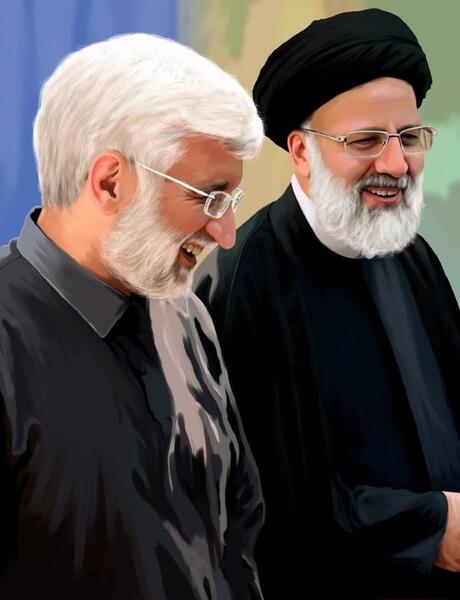 عکس حاج قاسم با رئیسی