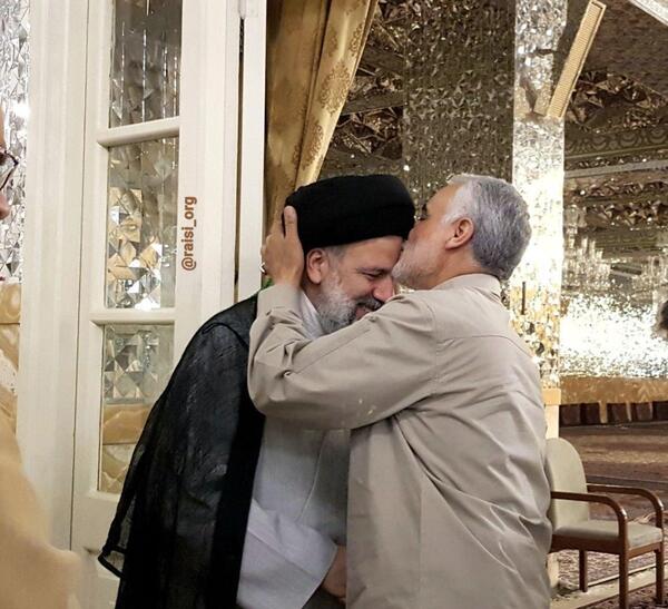 عکس حاج قاسم با رئیسی