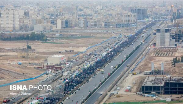 عکس جاده راه کربلا