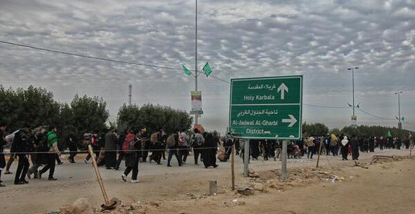 عکس جاده راه کربلا