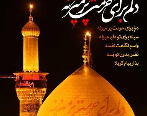 عکس نوشته مسافر کربلا دارم