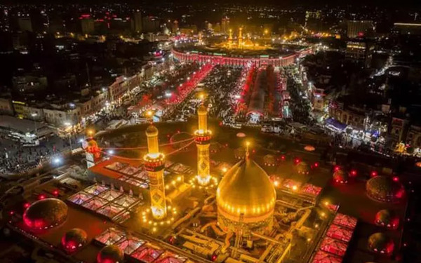 عکس از گنبد کربلا