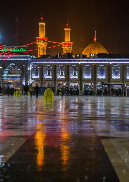 عکس از گنبد کربلا