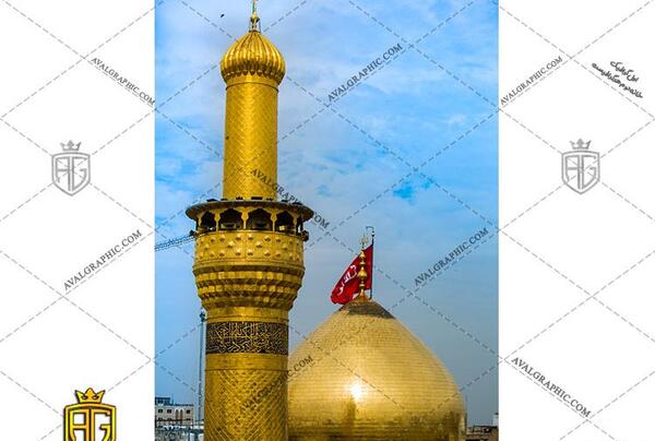 عکس از گنبد کربلا