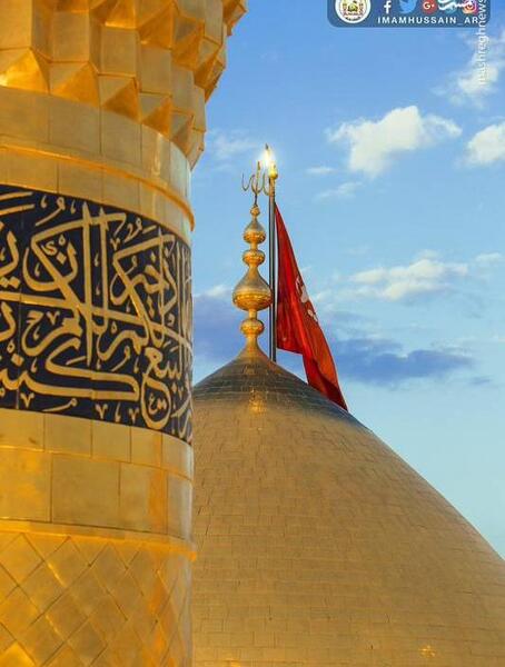 عکس از گنبد کربلا