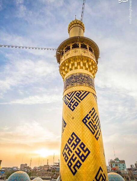 عکس گنبد گلدسته کربلا
