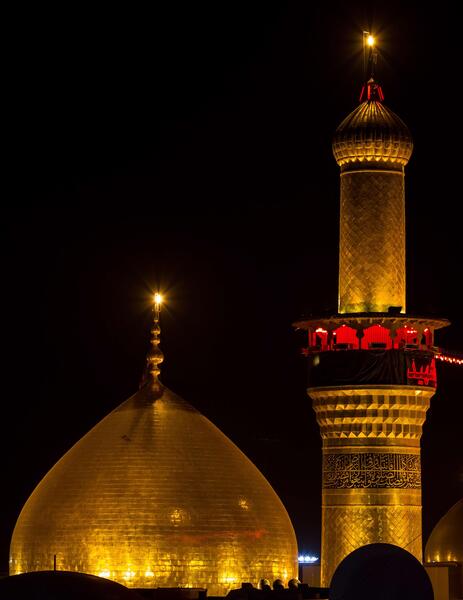 عکس گنبد گلدسته کربلا