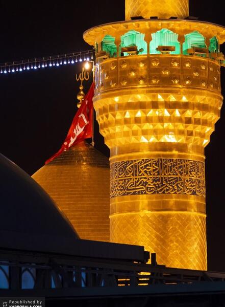 عکس گنبد و گلدسته کربلا