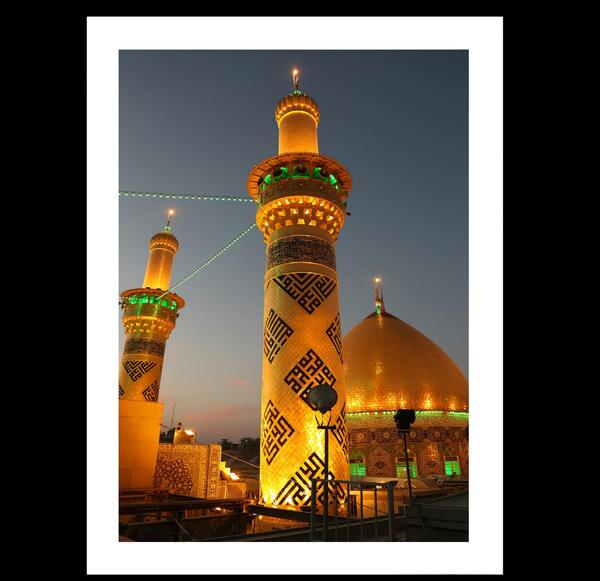 عکس گنبد و گلدسته کربلا