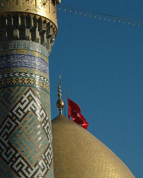 عکس گنبد و گلدسته کربلا