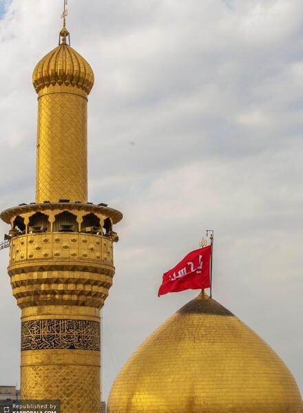 عکس گنبد و گلدسته کربلا