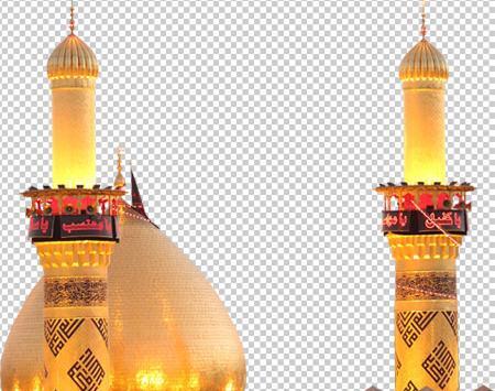 عکس گنبد و گلدسته کربلا