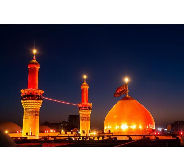 عکس گنبد و گلدسته کربلا