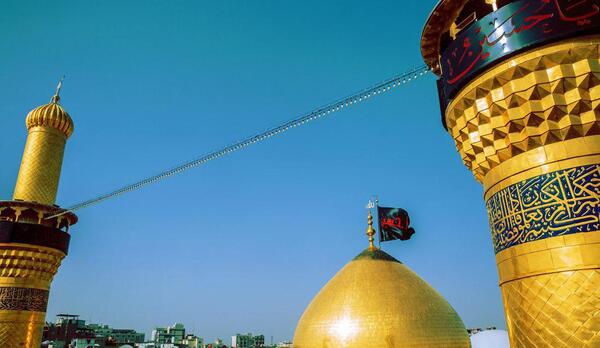 عکس گنبد و گلدسته کربلا