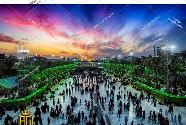 عکس از غروب کربلا