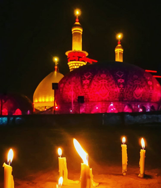 عکس از شام غریبان در کربلا