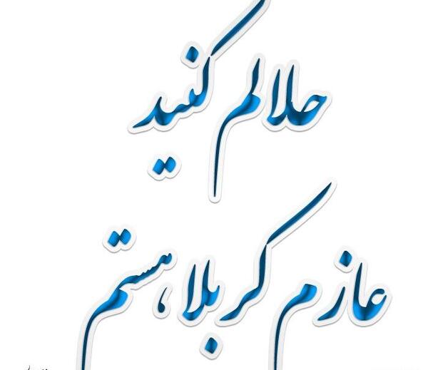 عکس زائر کربلایم حلالم کنید