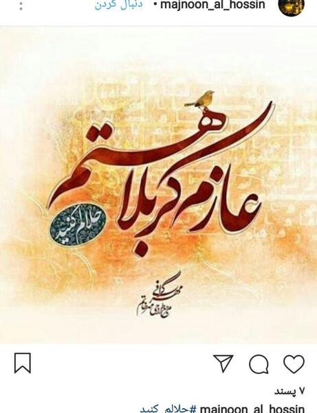 عکس زائر کربلام حلالم کنید
