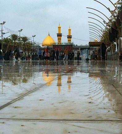 عکس زیبا از بین الحرمین کربلا