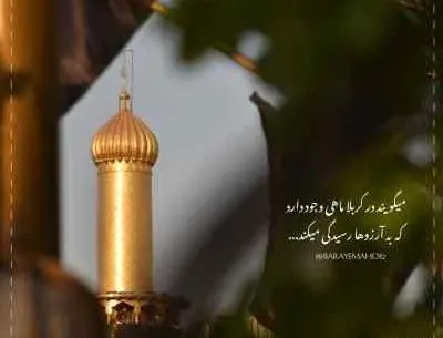 متن نوحه عکس کربلا رو دیواره