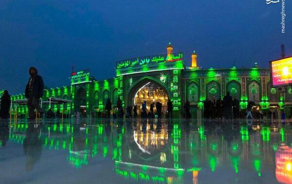 عکس از کربلا در شب