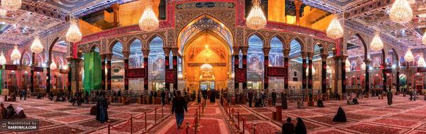 عکس داخل حرم کربلا
