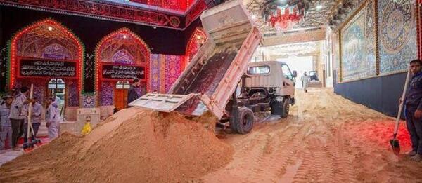 عکس خاک کربلا در روز عاشورا