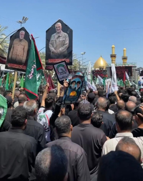 عکس حاج قاسم و کربلا