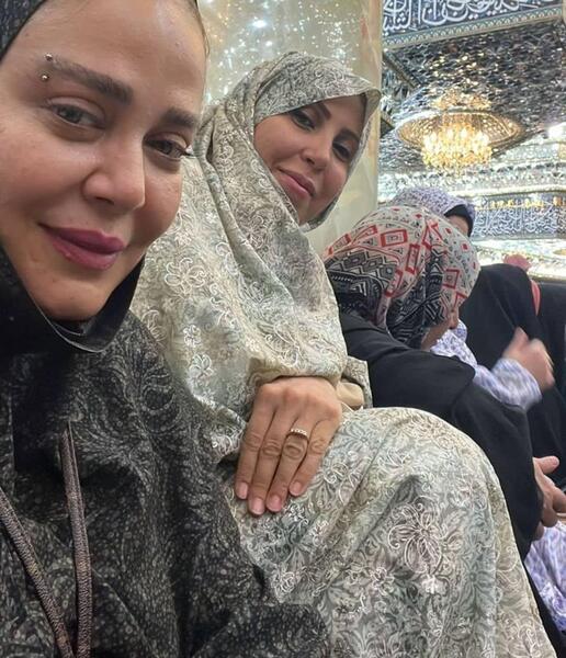 عکس با چادر در کربلا