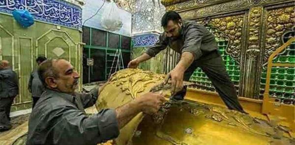 عکس دست حضرت ابوالفضل در کربلا