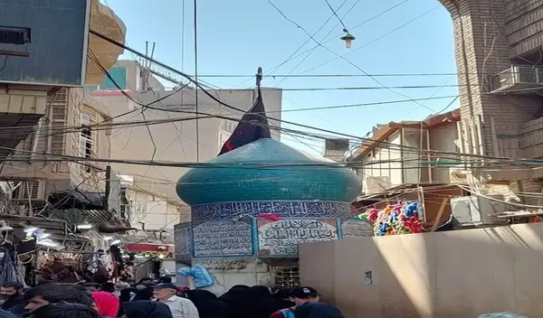 عکس دست حضرت ابوالفضل در کربلا
