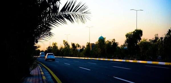 عکس جاده ی کربلا