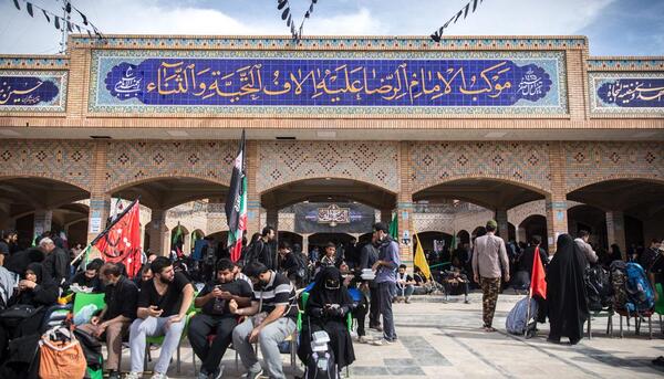 عکس جاده نجف به کربلا