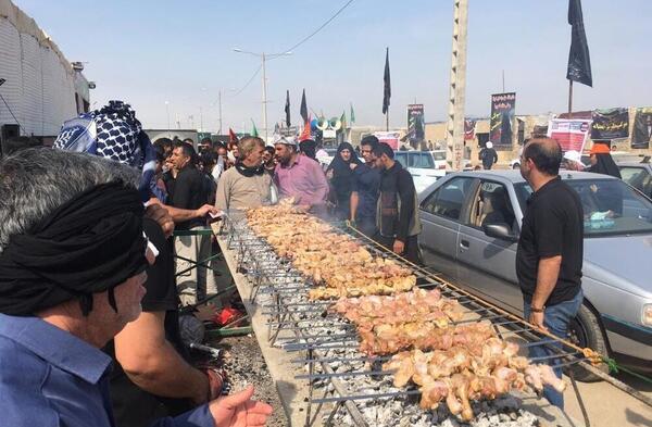 عکس جاده نجف به کربلا