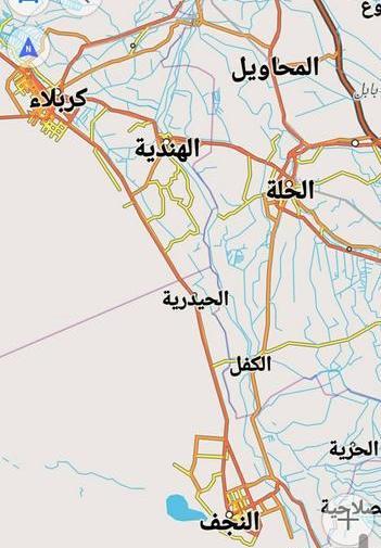 عکس جاده نجف به کربلا