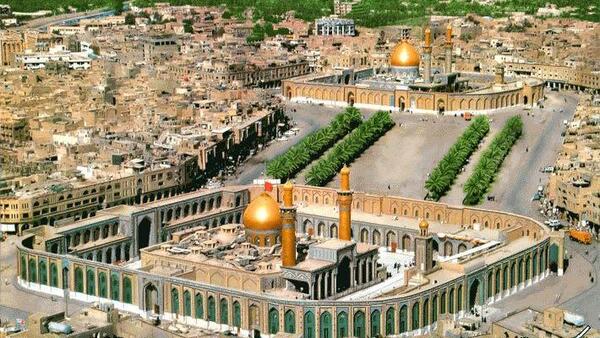 عکس تابلو مسیر کربلا