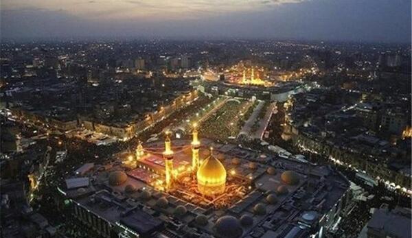 عکس تعویض پرچم کربلا