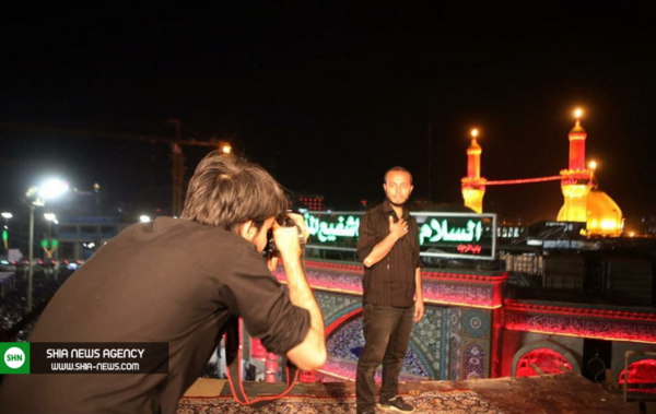 عکس کربلا با امام حسین