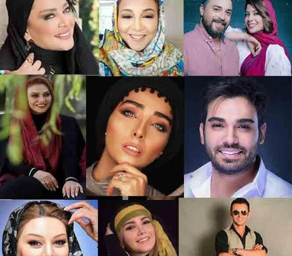 عکس بازیگران ایرانی که دندان مصنوعی دارند