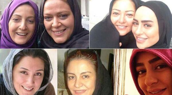 عکس بازیگران زن ایرانی بدون ارایش