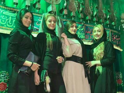 عکس دختر در ماه محرم