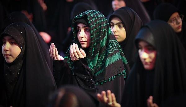 عکس دختر در ماه محرم
