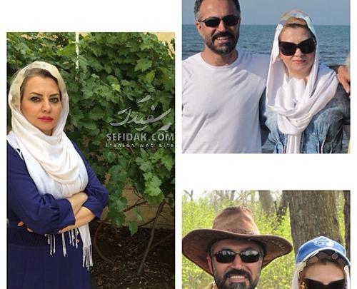 عکس بازیگران با همسرانشان ایرانی